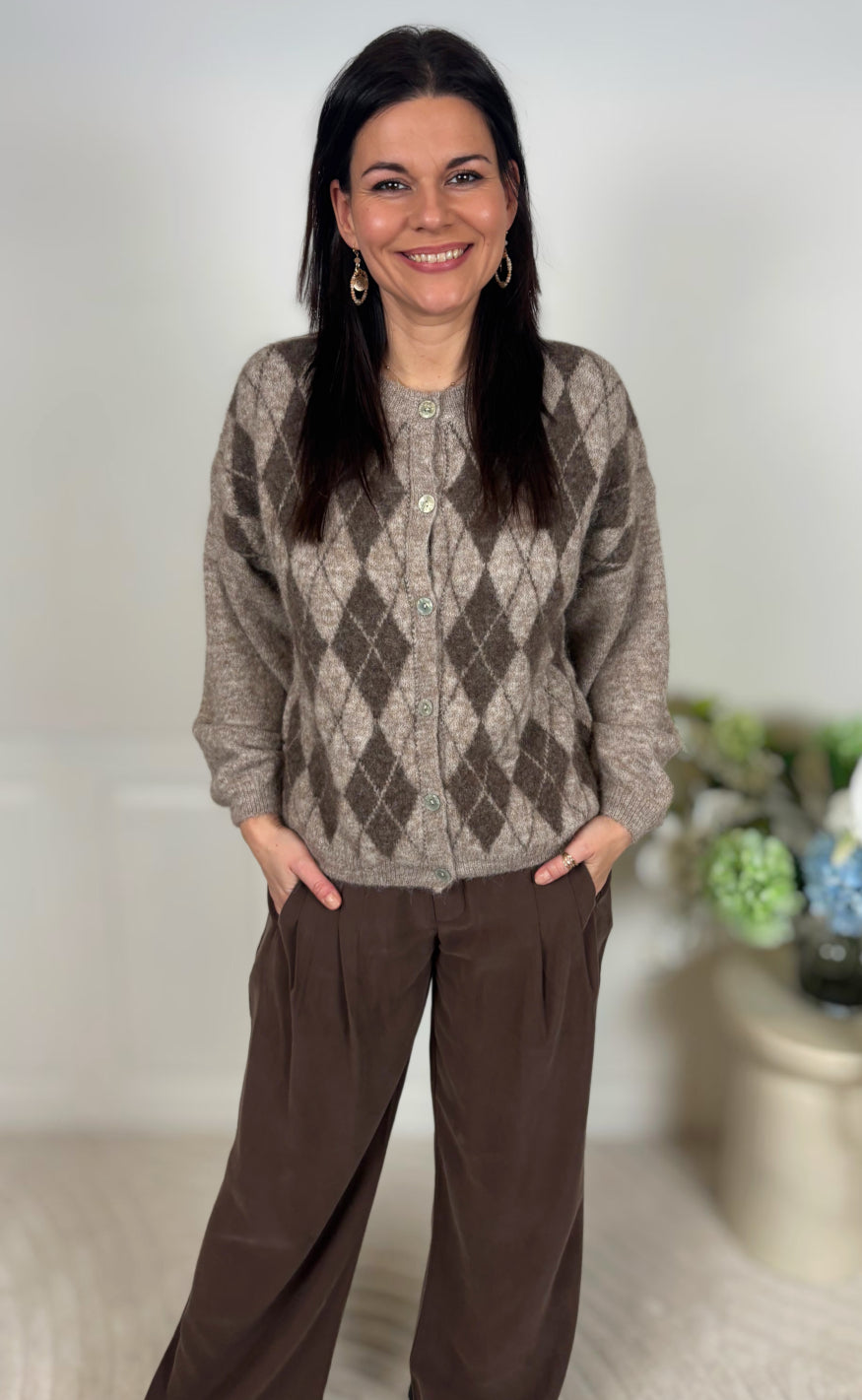 Marta Du Chateau Cardigan - Faith - Fango