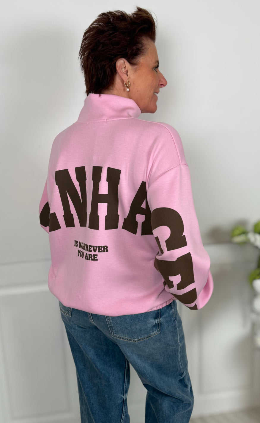 Marta Du Chateau Cardigan - Nete - Pink/Brown