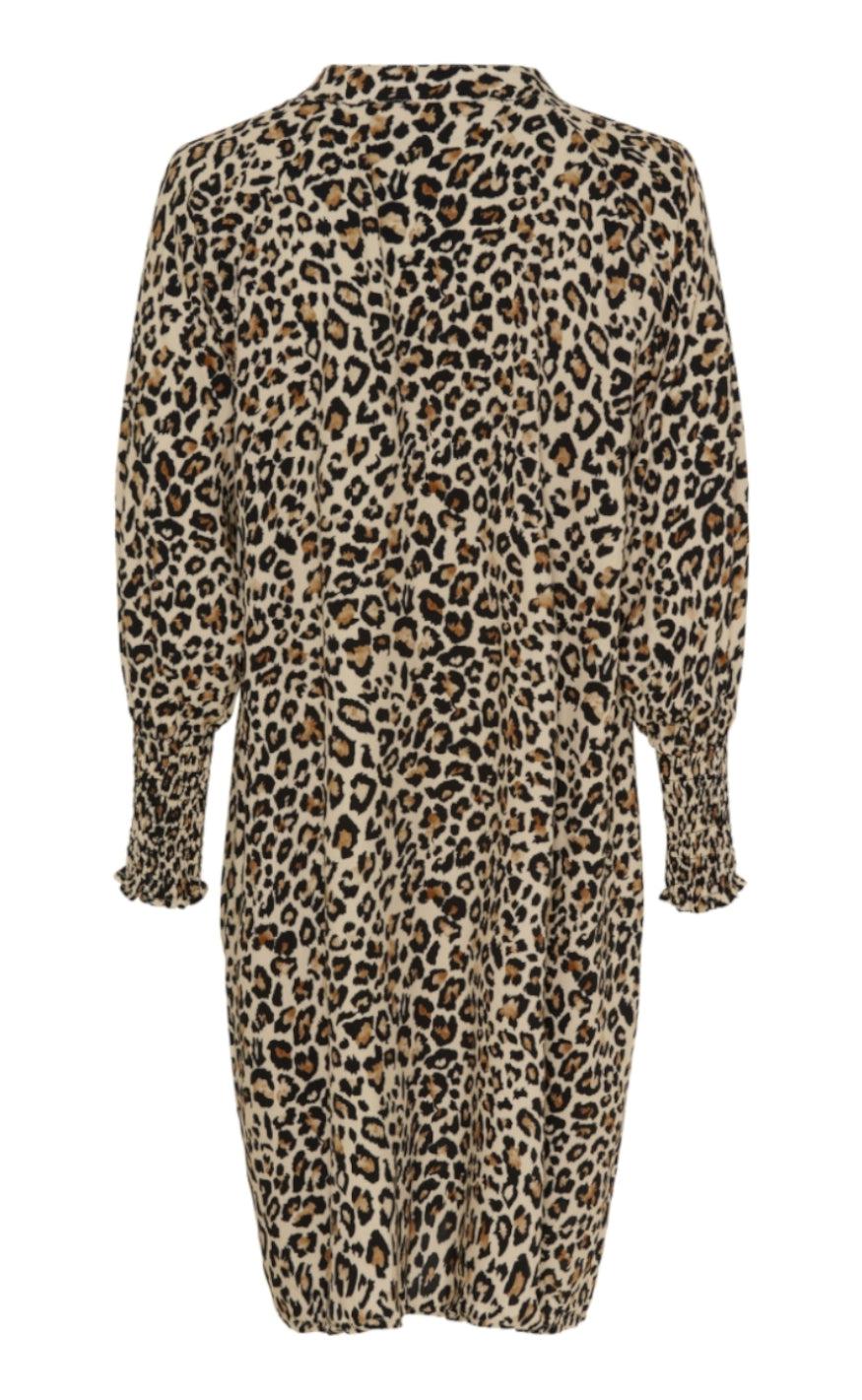 Marta Du Chateau Kjole - Eva - Beige Leo
