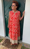 Marta Du Chateau Kjole - Lucie - Red/Beige