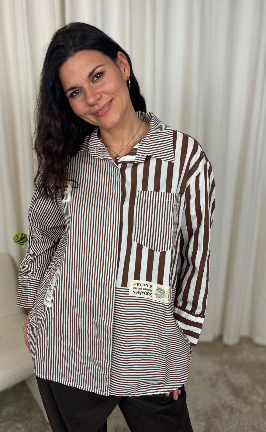 Marta Du Chateau Skjorte - Birch - Moro Stripe