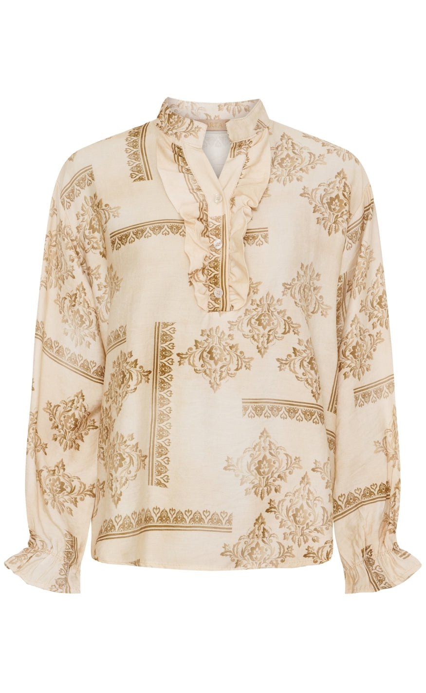 Marta Du Chateau Skjorte - Joceline - Beige