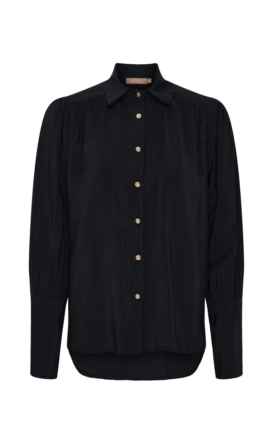 Marta Du Chateau Skjorte - Rhea - Black