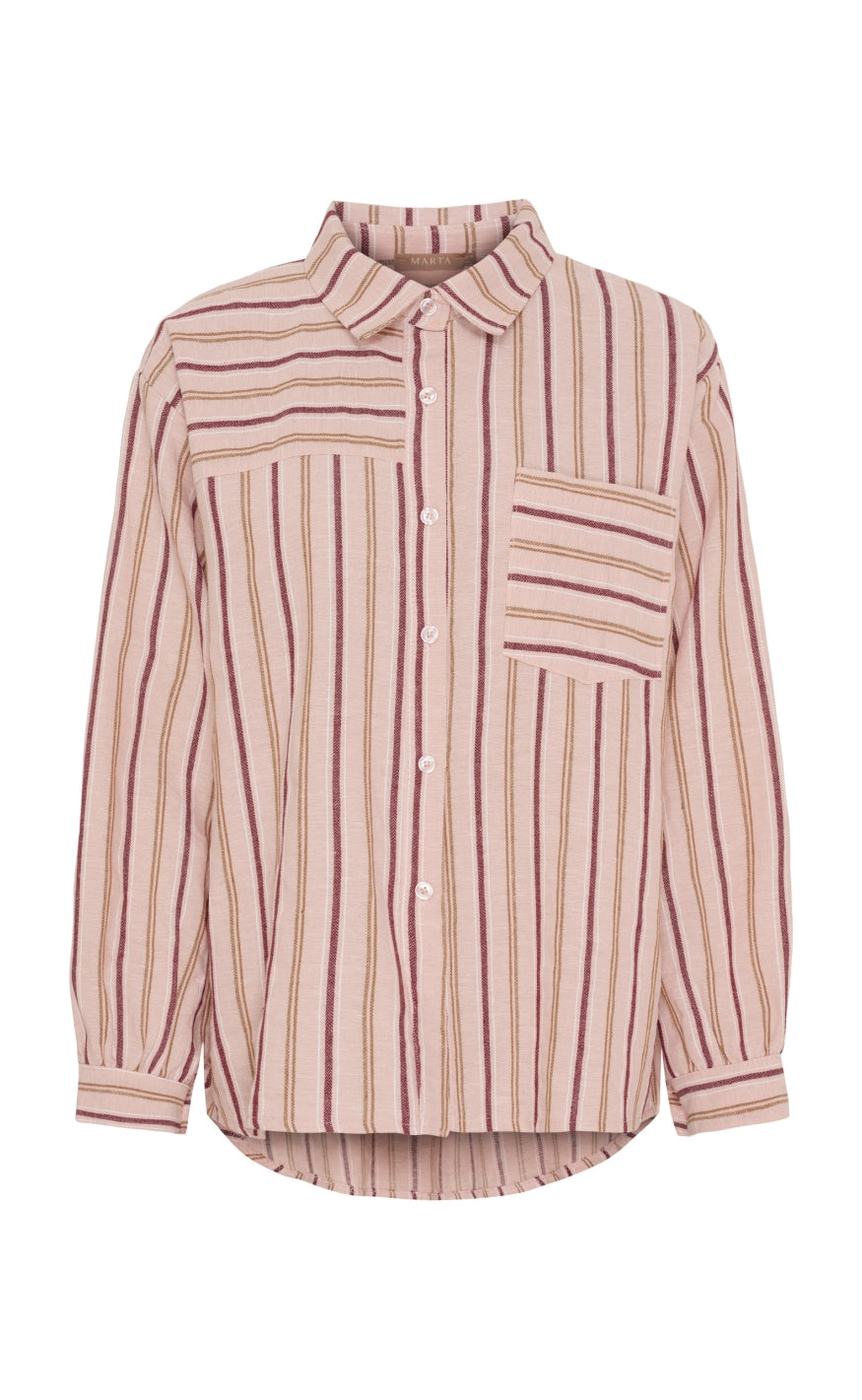 Marta Du Chateau Skjorte - Rielle - Pink2
