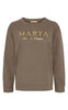 Marta Du Chateau Sweatshirt - Annemette - Fango