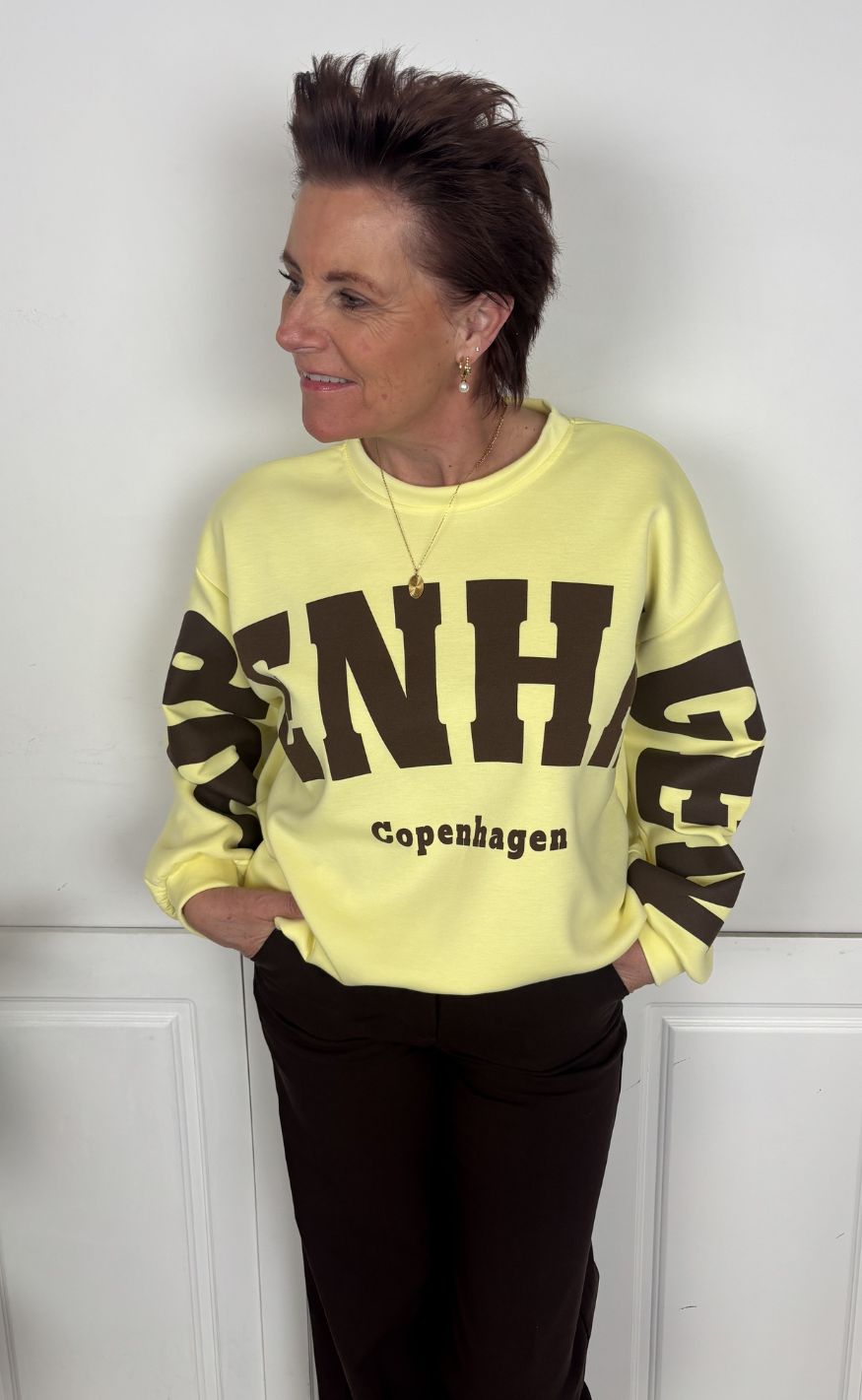 Marta Du Chateau Sweatshirt - Hibiscus - Yellow/Moro