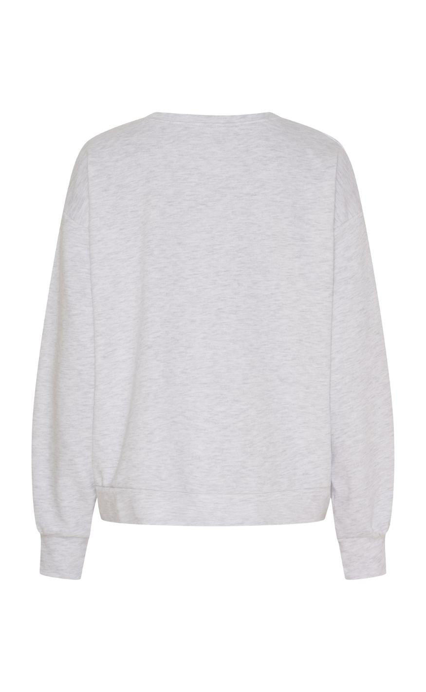 Marta Du Chateau Sweatshirt - Jessa - Light Grey Melange
