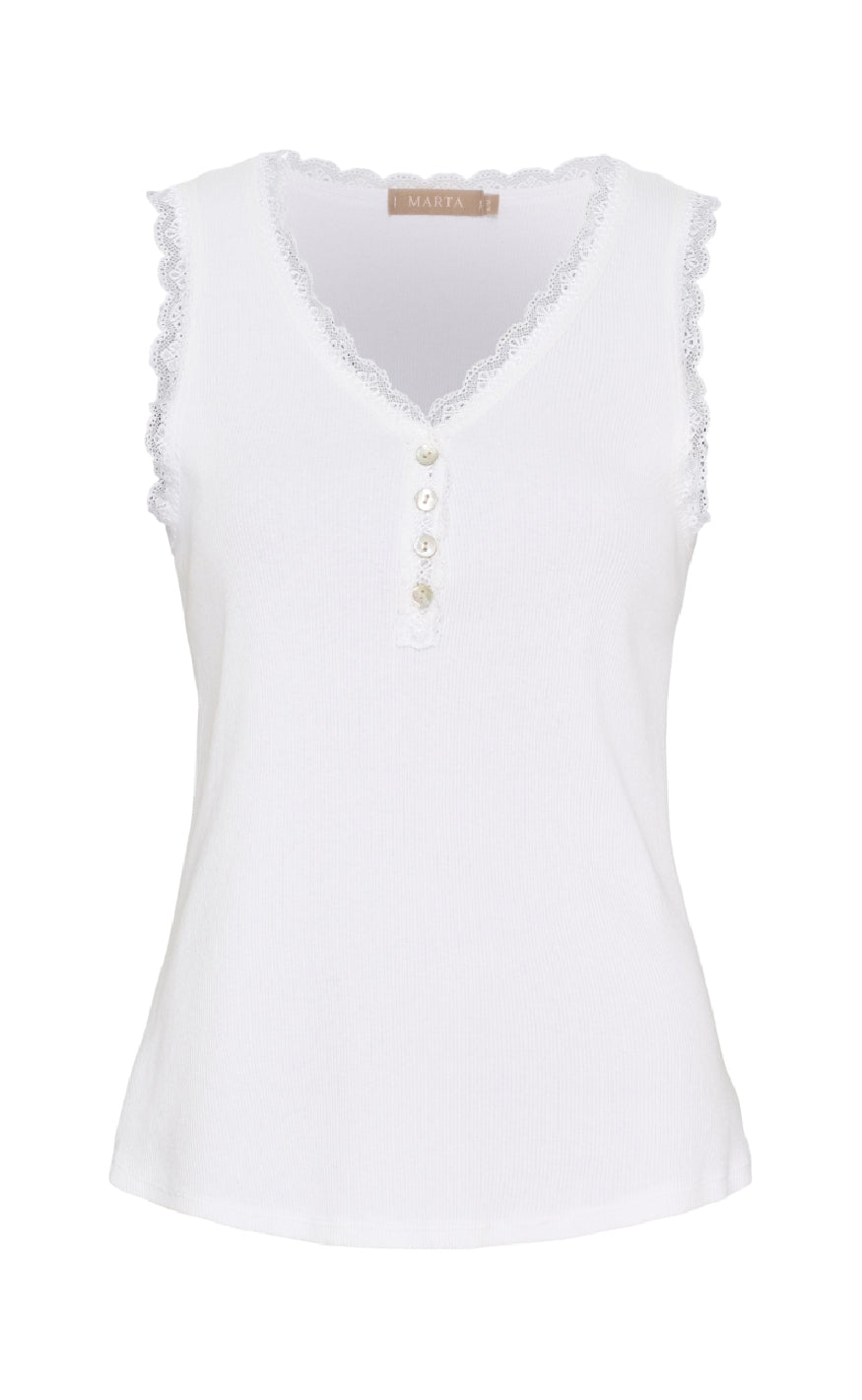 Marta Du Chateau Top - Gaia - White