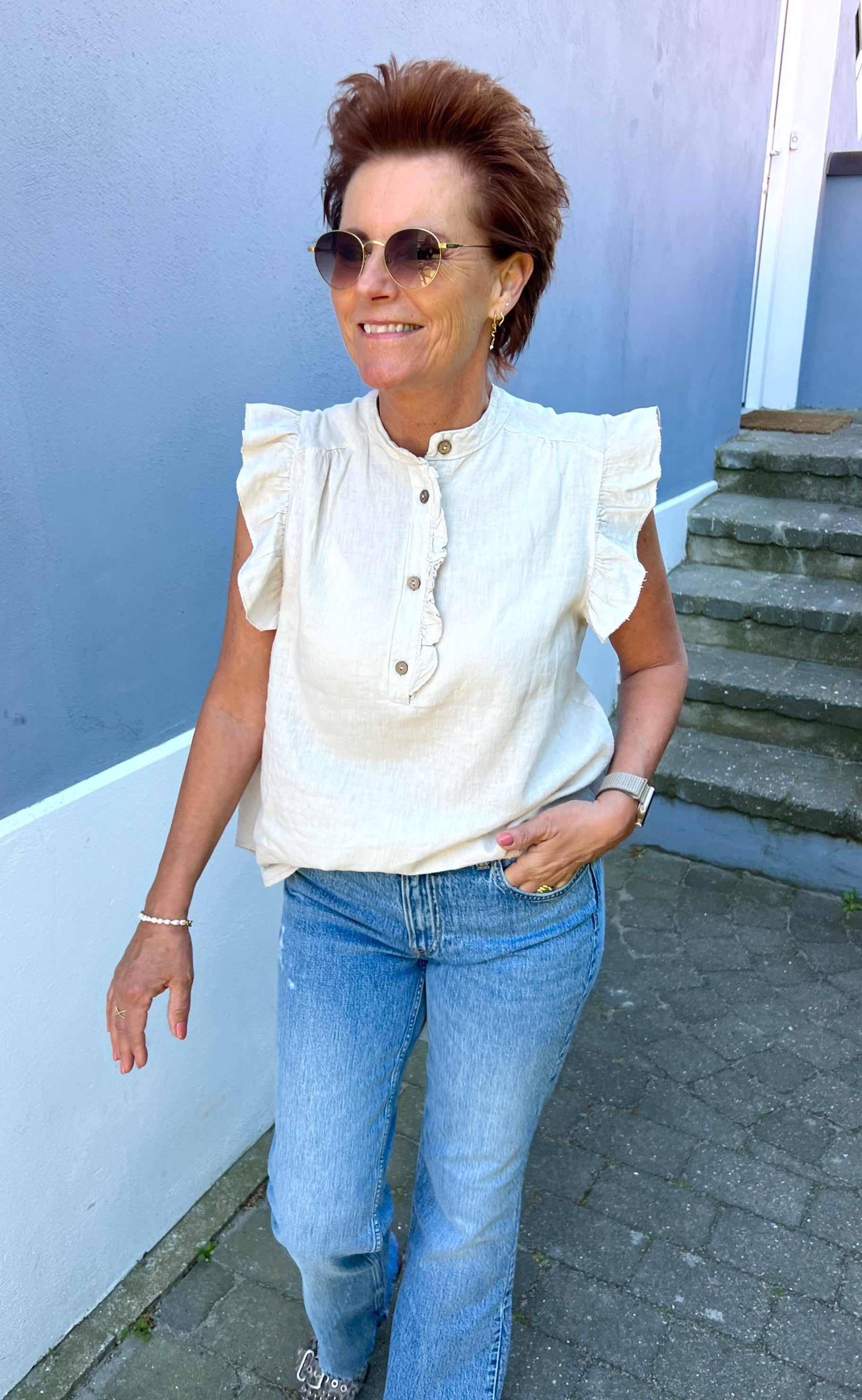 Marta Du Chateau Top - Lise - Sabbia
