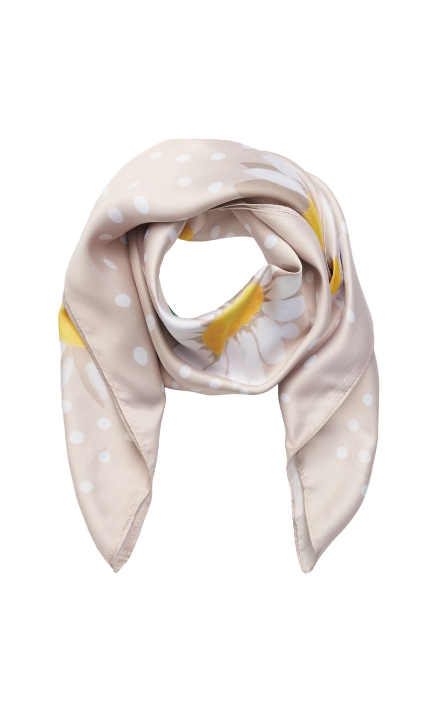 Marta Du Chateau Tørklæde - Finja - Taupe3556