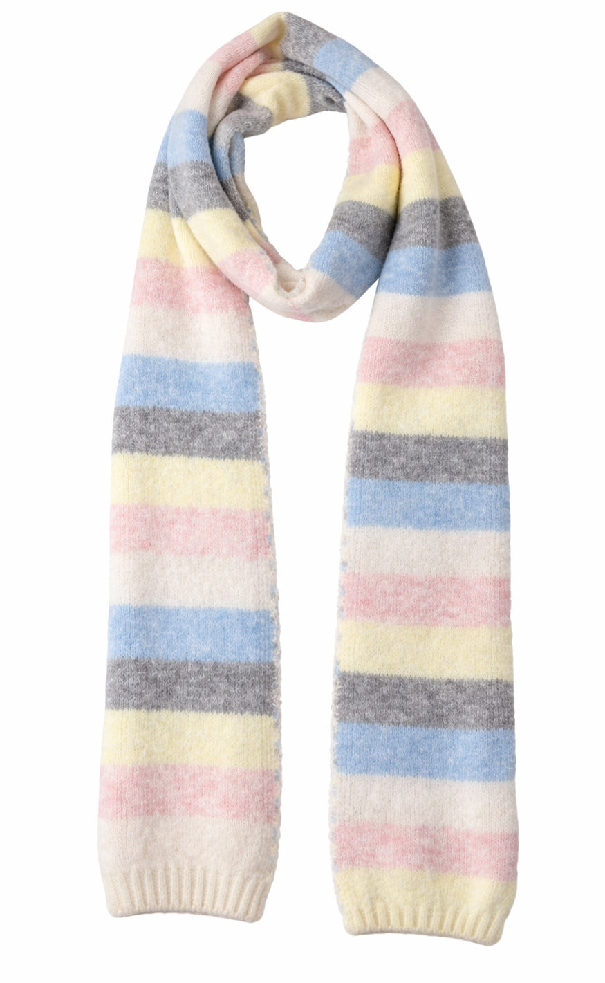 Marta Du Chateau Tørklæde - Silla - Light Blue/Pink