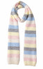Marta Du Chateau Tørklæde - Silla - Light Blue/Pink