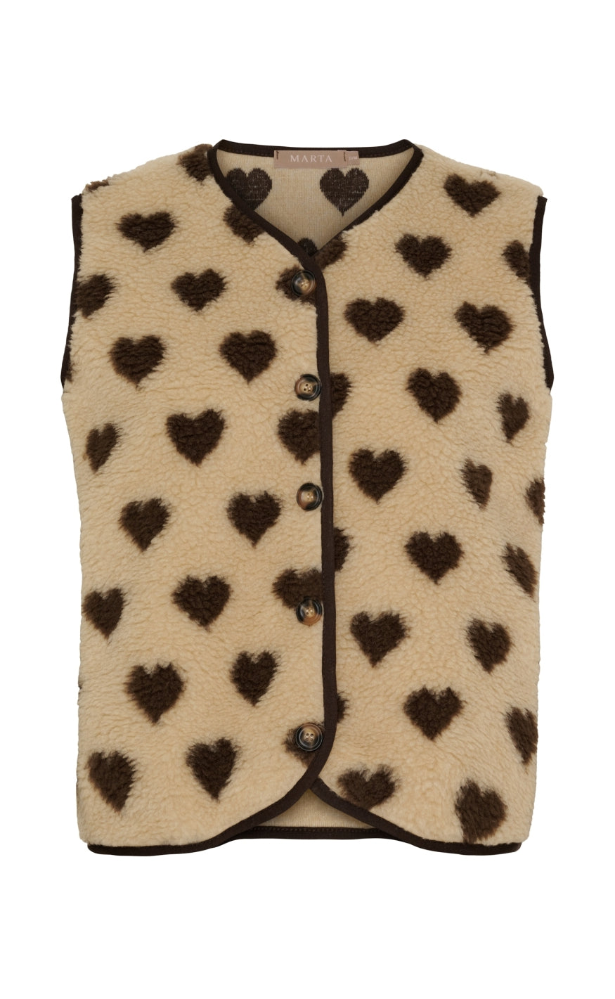 Marta Du Chateau Vest - Dahlia - Camello/Moro