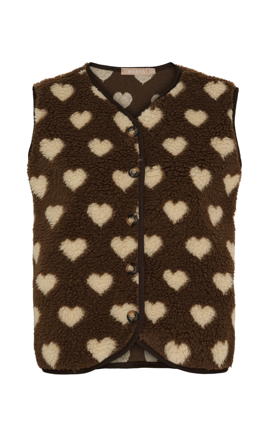 Marta Du Chateau Vest - Dahlia - Moro/Camello