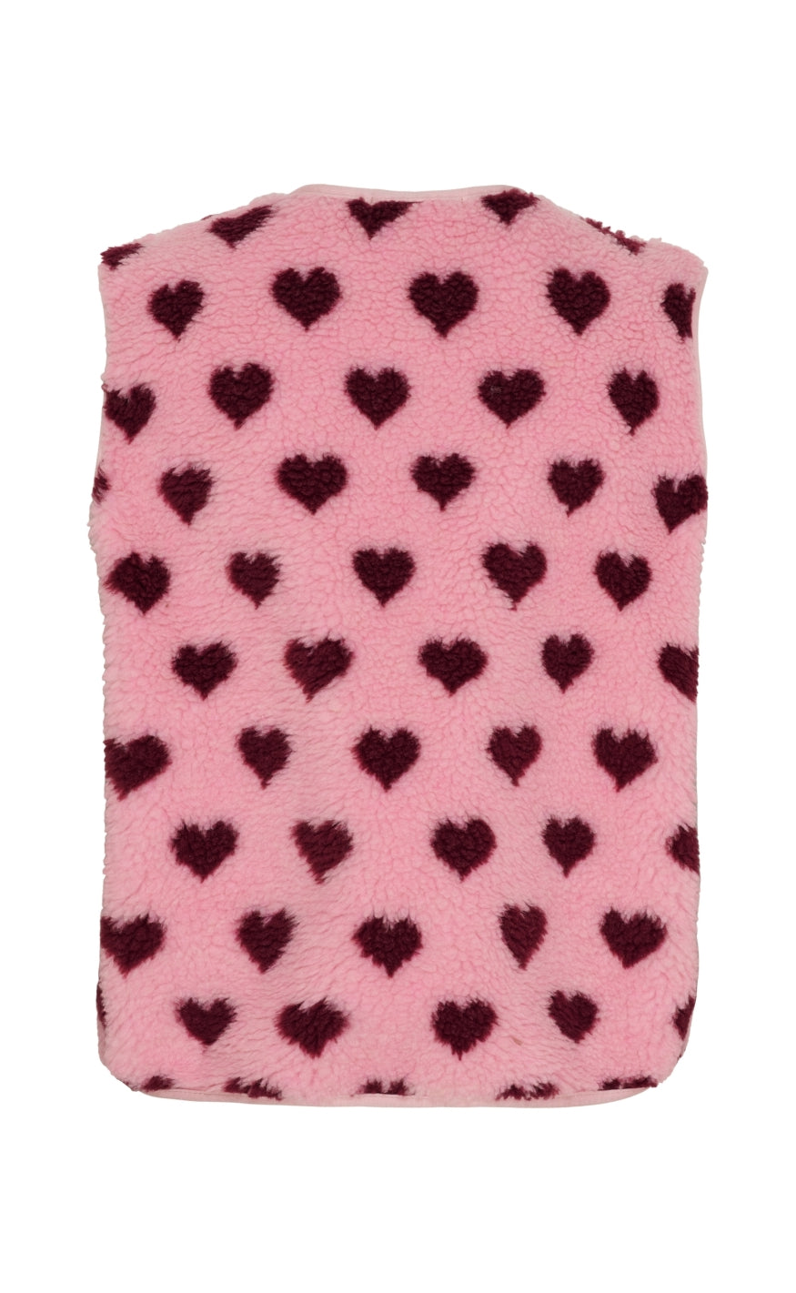 Marta Du Chateau Vest - Dahlia - Rosa/Bordeaux