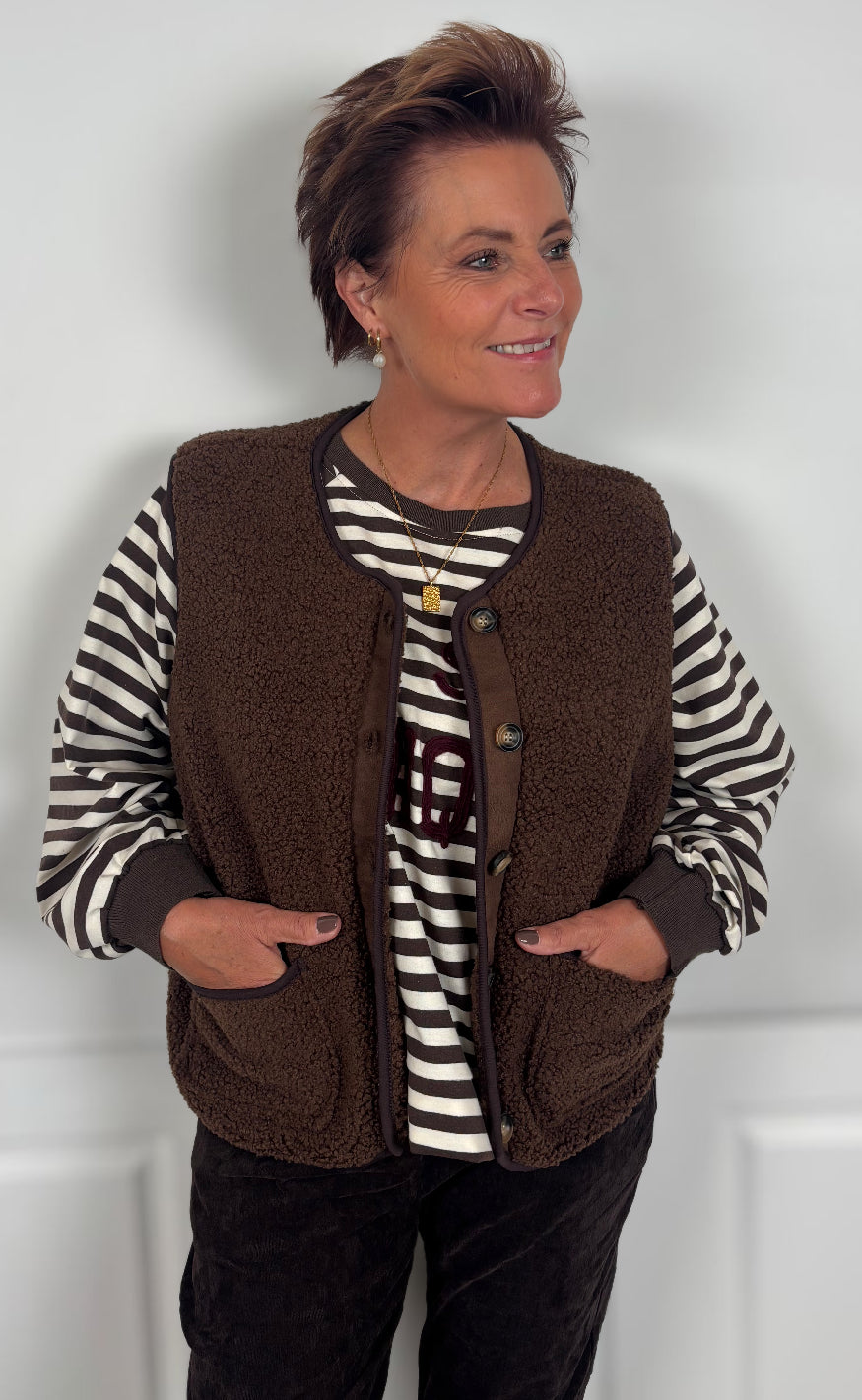 Marta Du Chateau Vest - Emmie - Moro