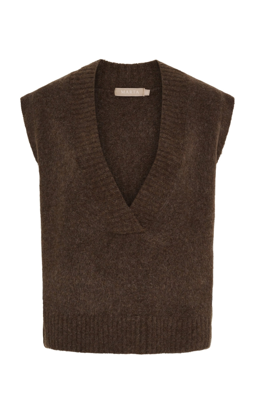 Marta Du Chateau Vest - Lila - Moro