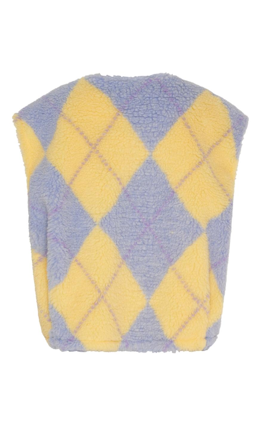 Marta Du Chateau Vest - Pam - Blue/Yellow