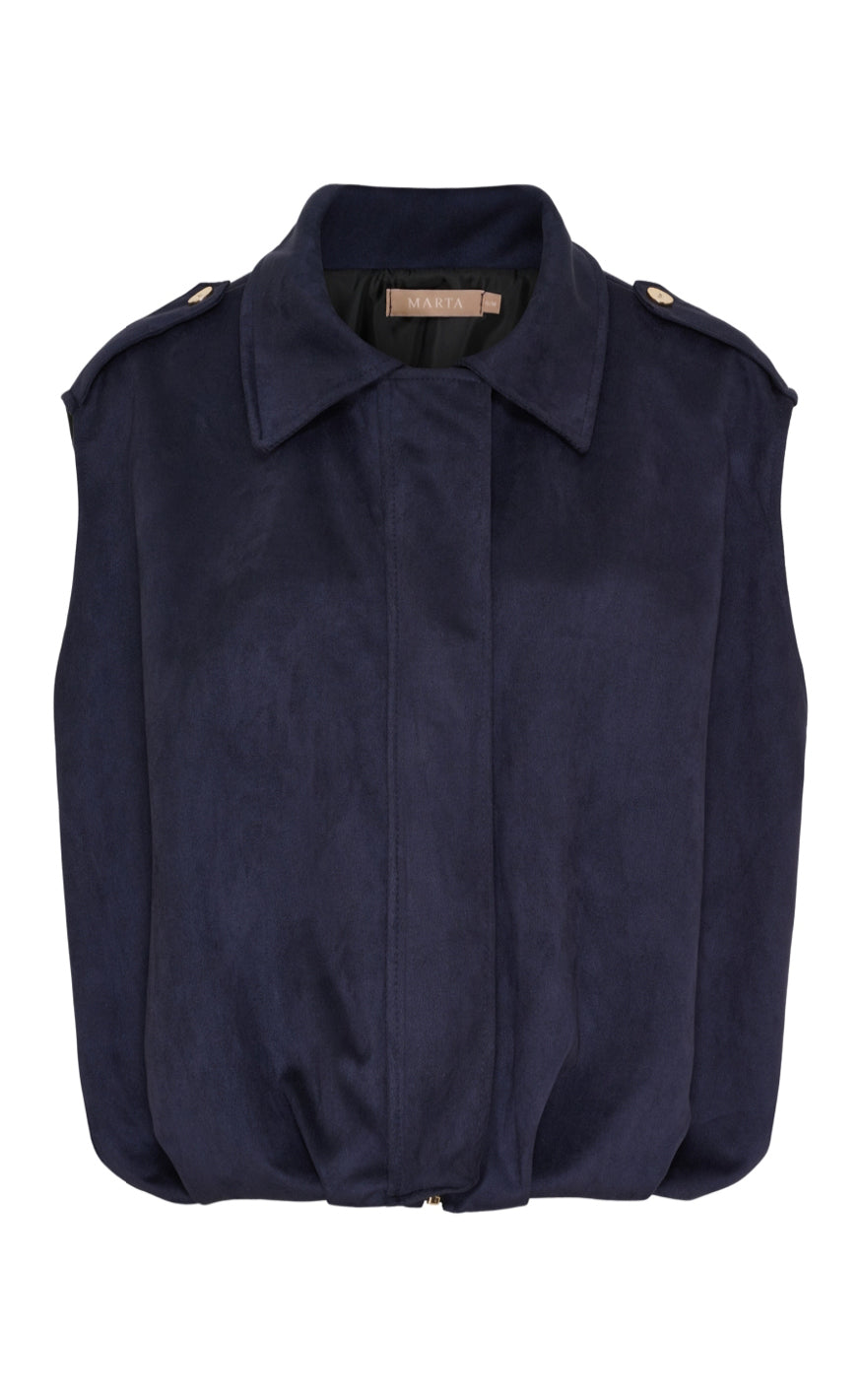 Marta Du Chateau Vest - Sasha - Navy