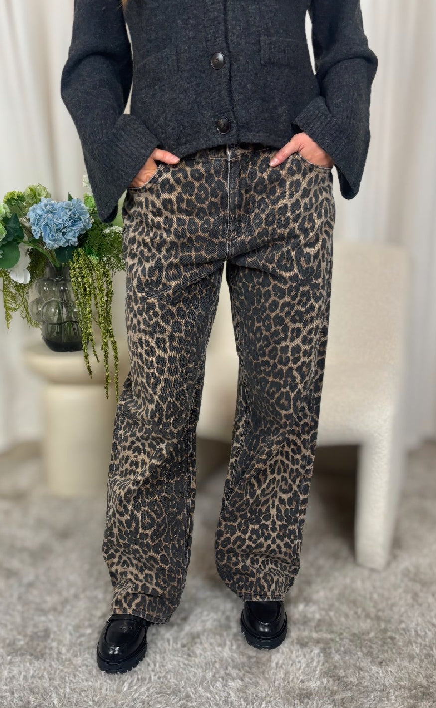MbyM Bukser - Cadian-M - Leopard Mist