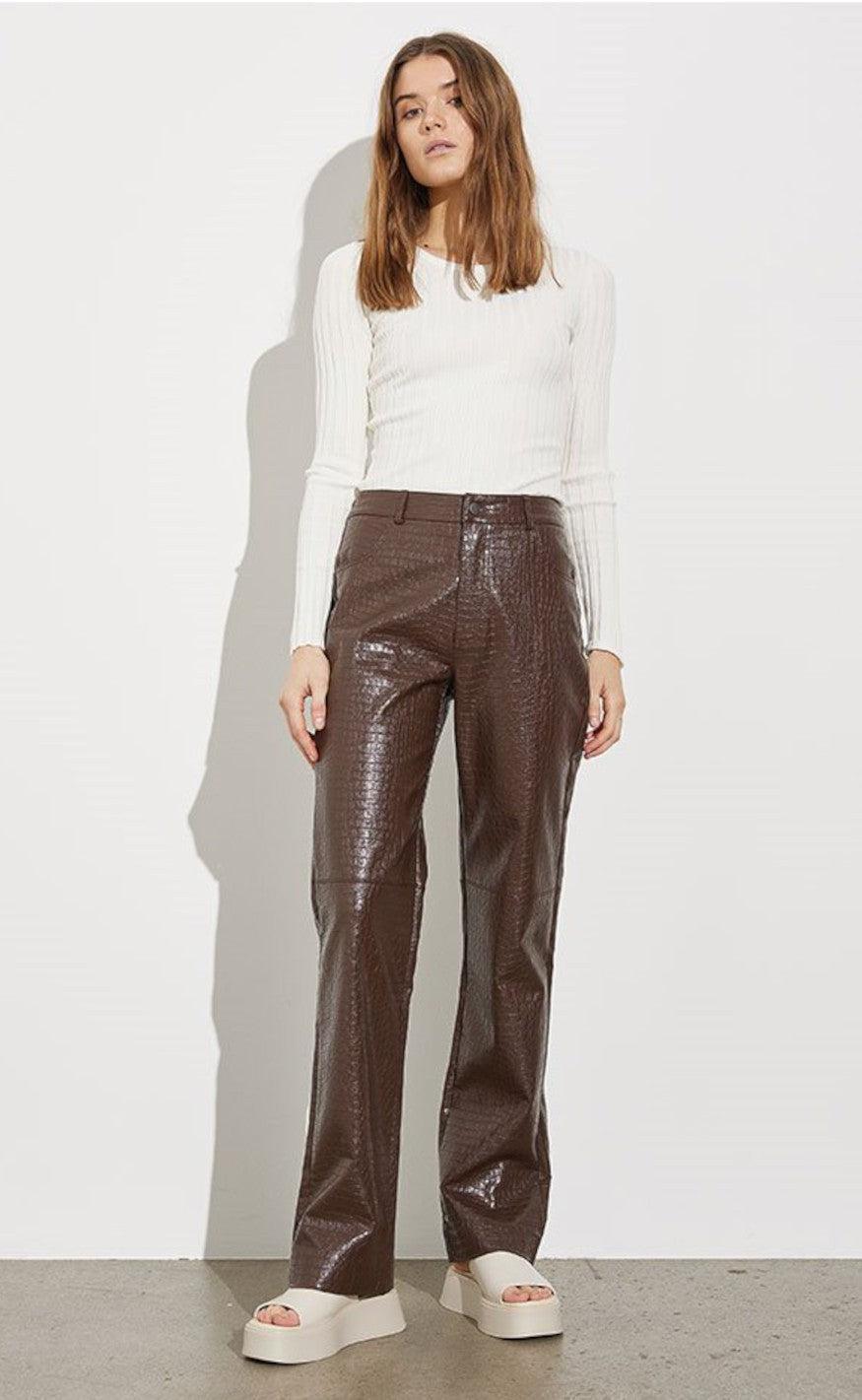 MbyM Bukser - Mayko - Walnut Brown