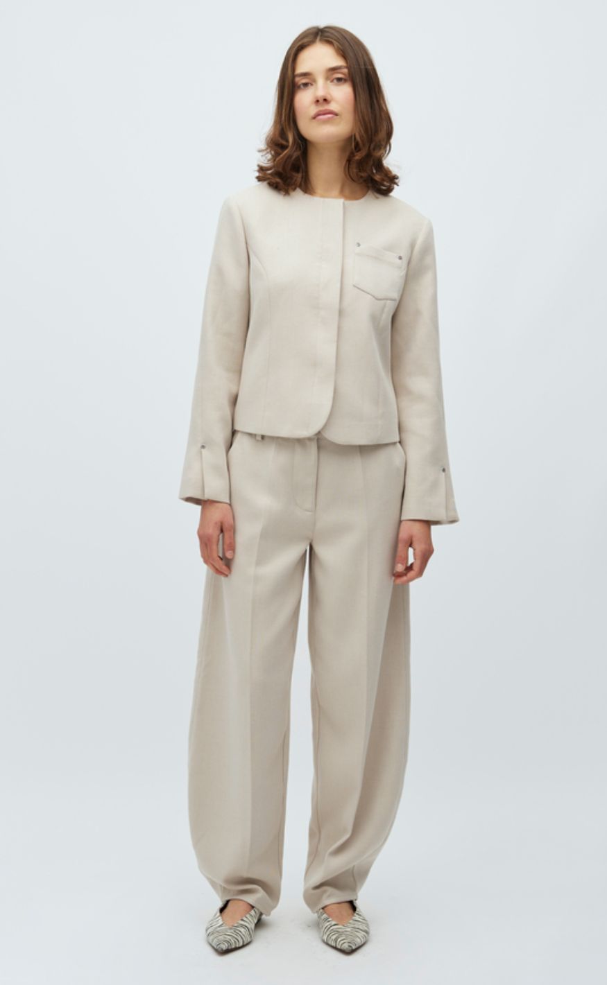 MbyM Jakke - Torina - Spring Brown Melange