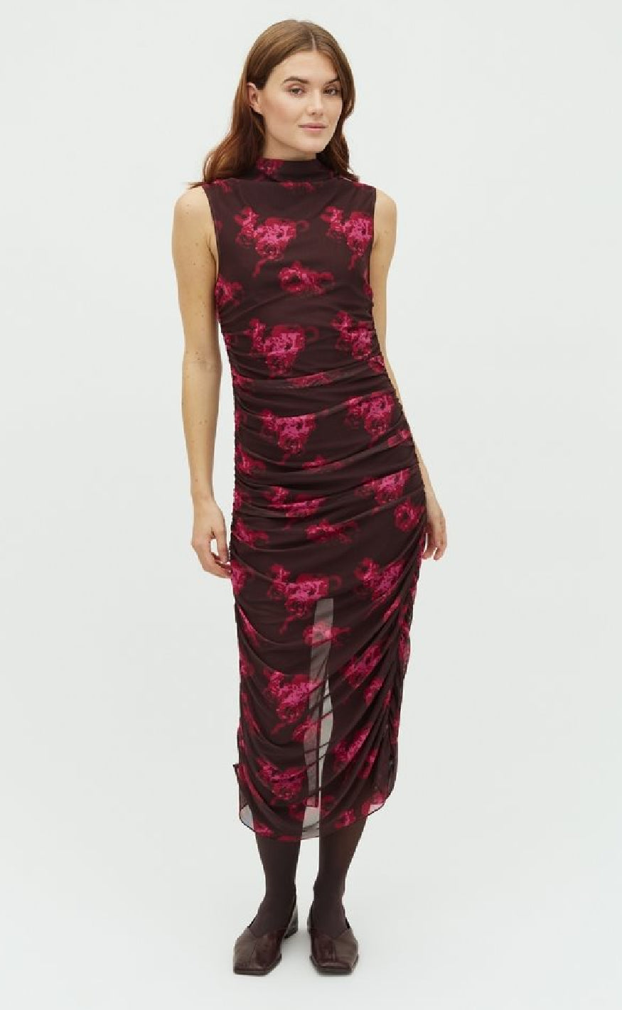 MbyM Kjole - Esthe-M - Dark Florella Print