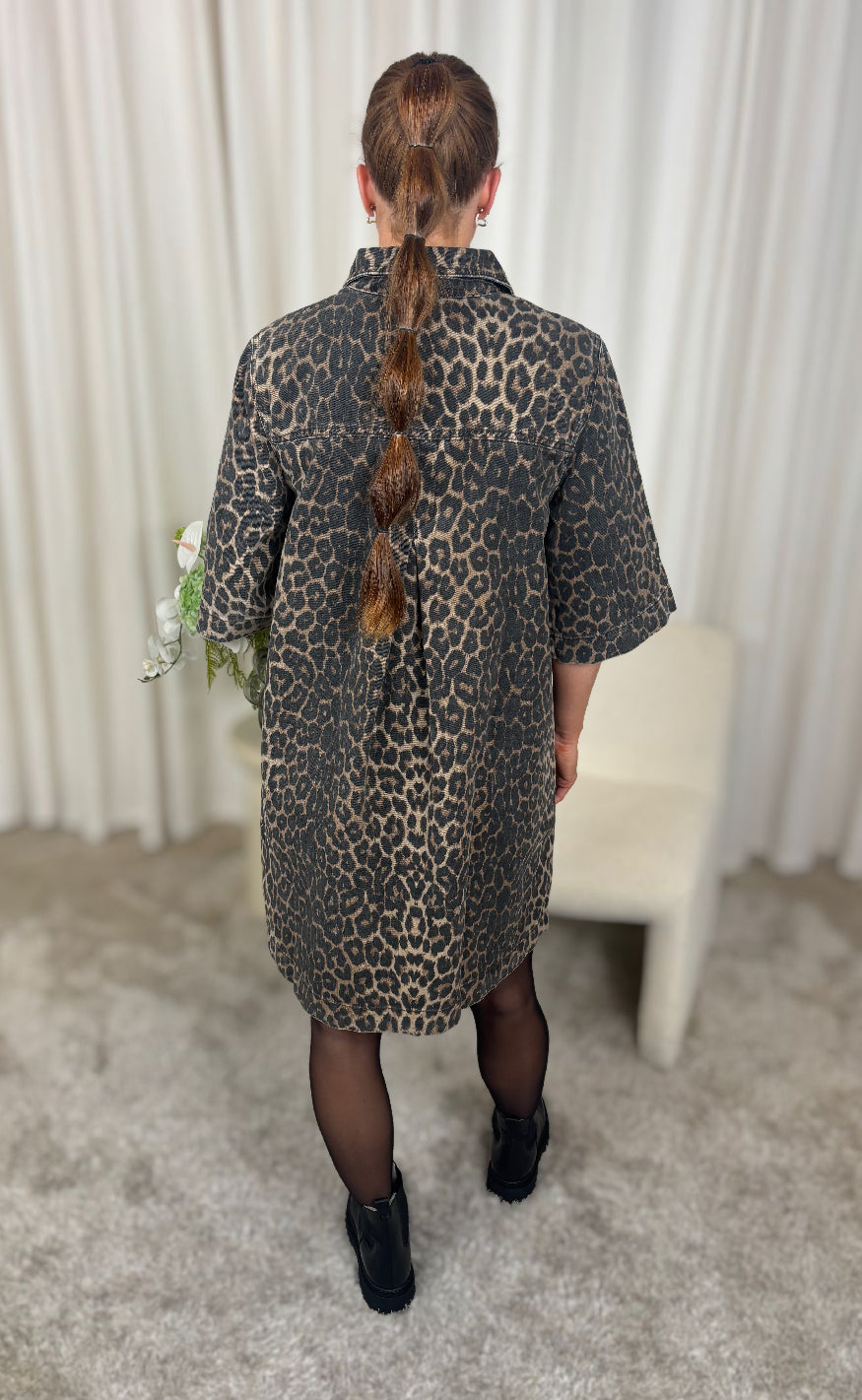 MbyM Kjole - Mira-M - Leopard Mist