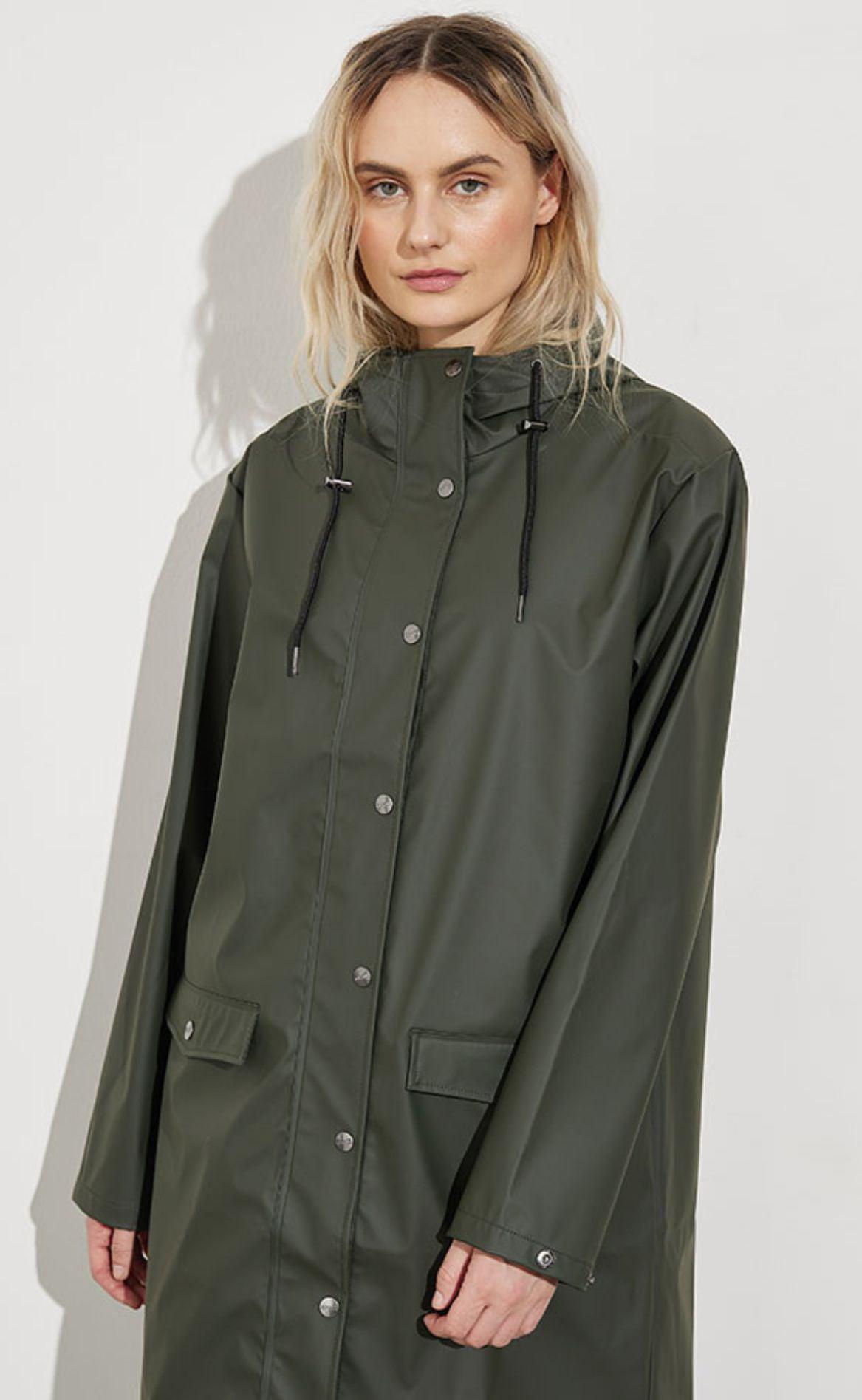MbyM Regnjakke - Fabiola - Army