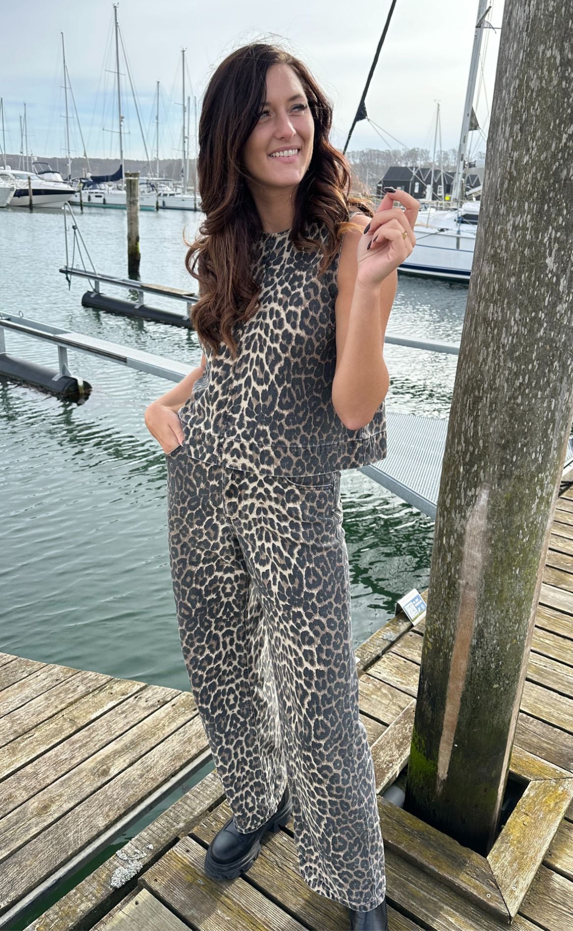 MbyM Top - Rihne-M - Leopard Mist
