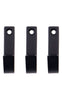 Meraki Knage - Thapsus 3-pack - Børstet Sort Finish