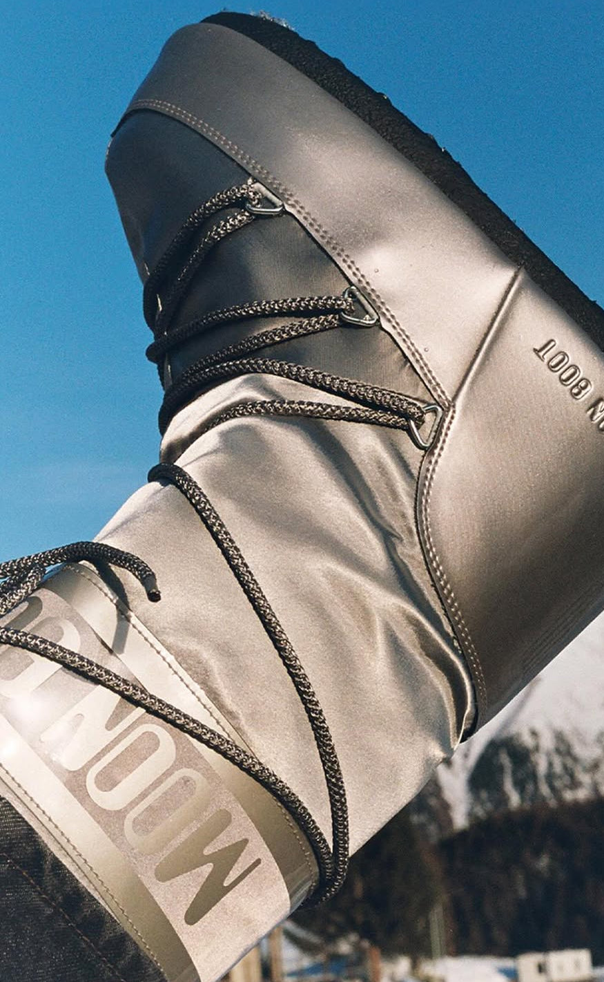 Moon Boot Støvler - Icon Low Glance - Silver