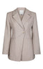 Neo Noir Blazer - Bowie Herringbone - Sand