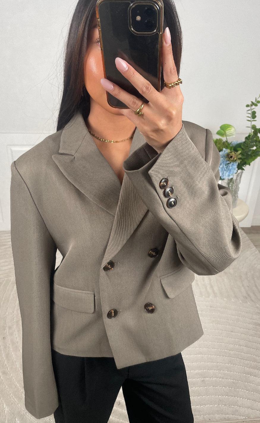 Neo Noir Blazer - Conan Structure - Khaki