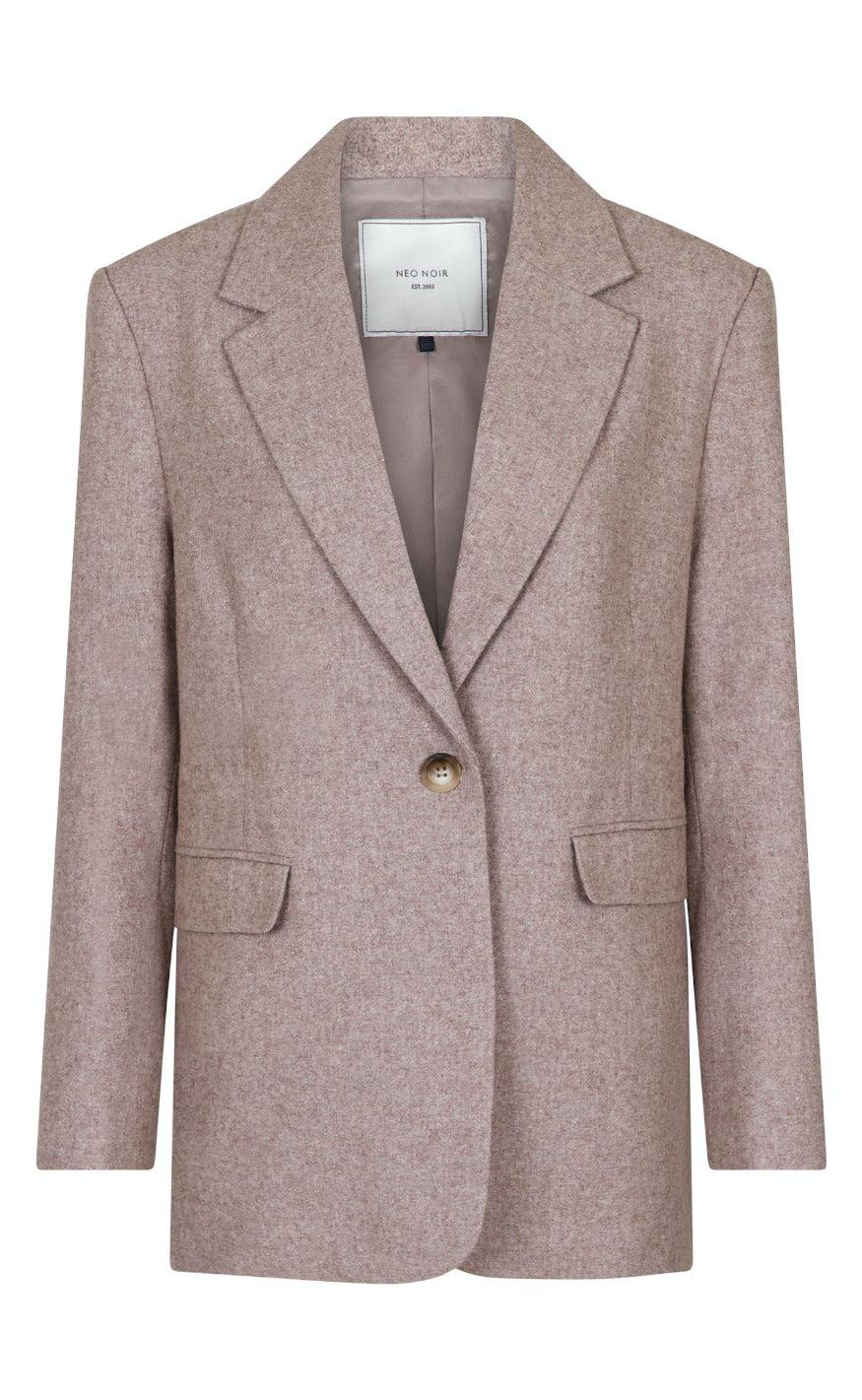 Neo Noir Blazer - Gaby Structure - Sand Melange
