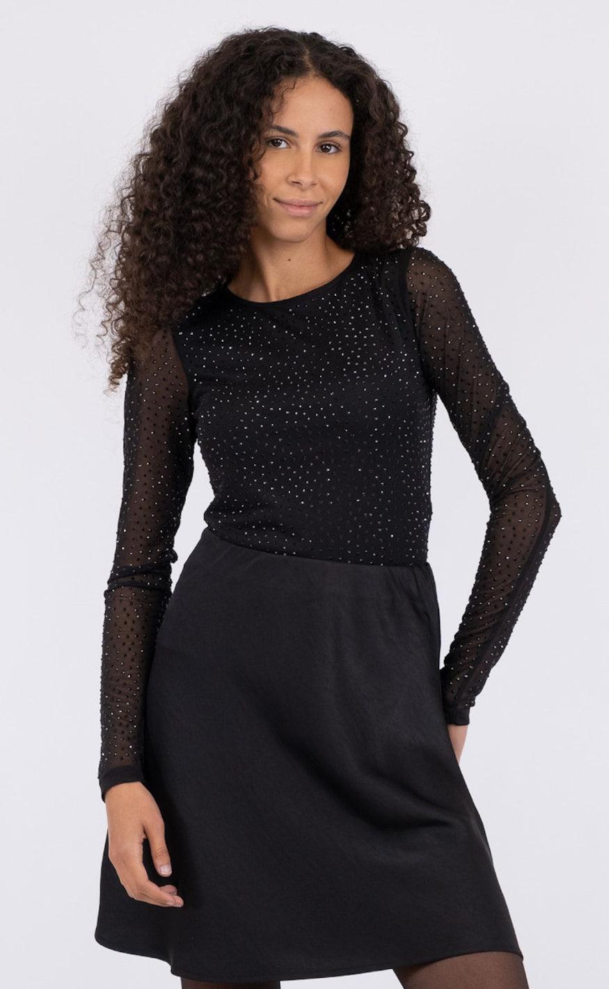 Neo Noir Blouse - Basira - Black