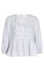 Neo Noir Bluse - Bella Solid - White