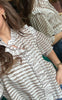 Neo Noir Bluse - Chacha Graphic - Sand