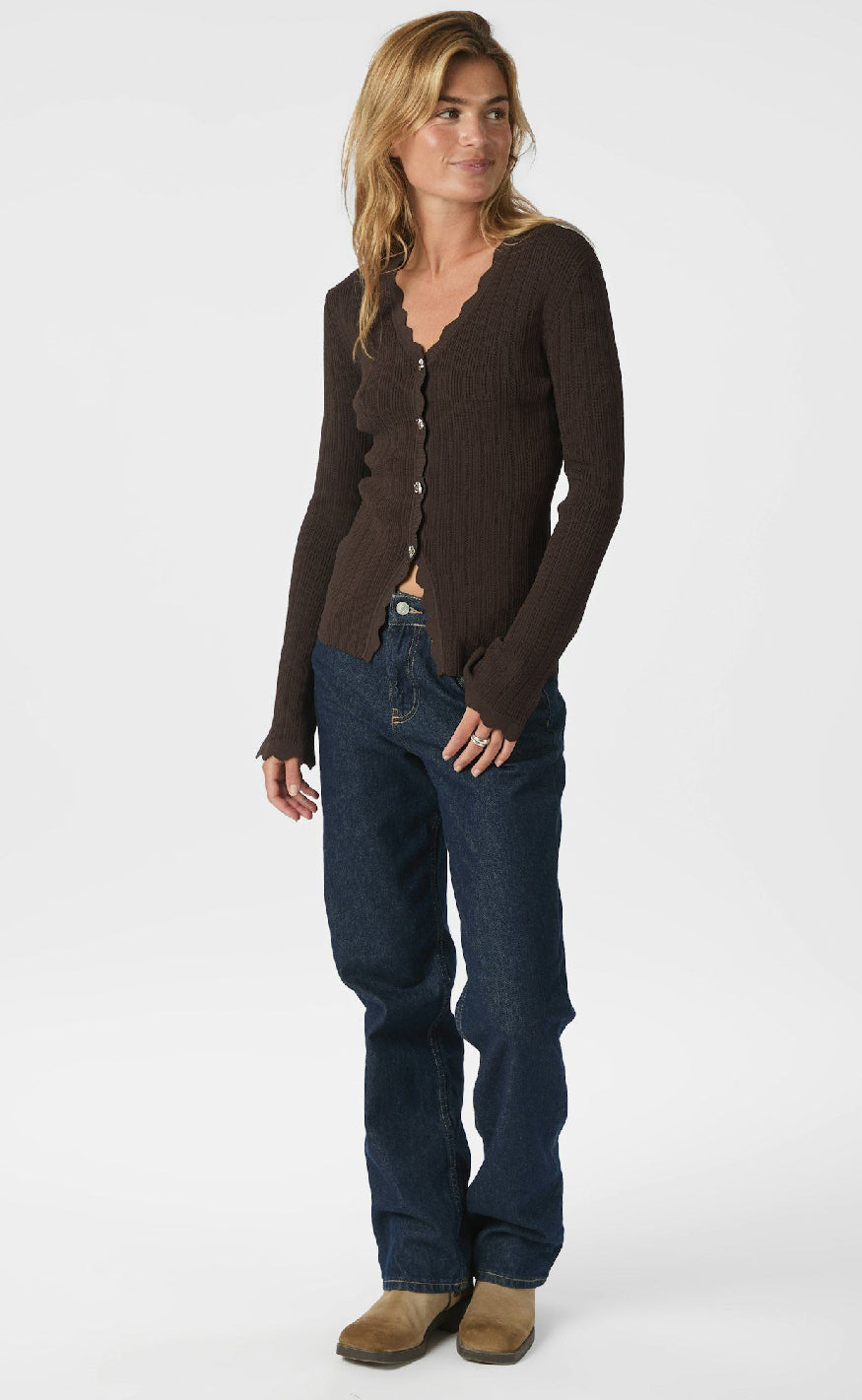 Neo Noir Bluse - Clara Stitch - Dark Brown