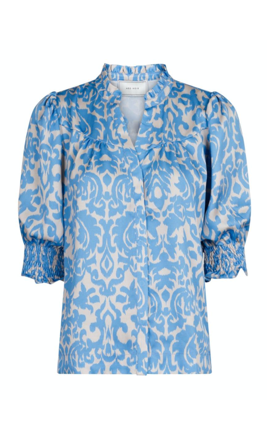 Neo Noir Bluse - Diana - Light Blue