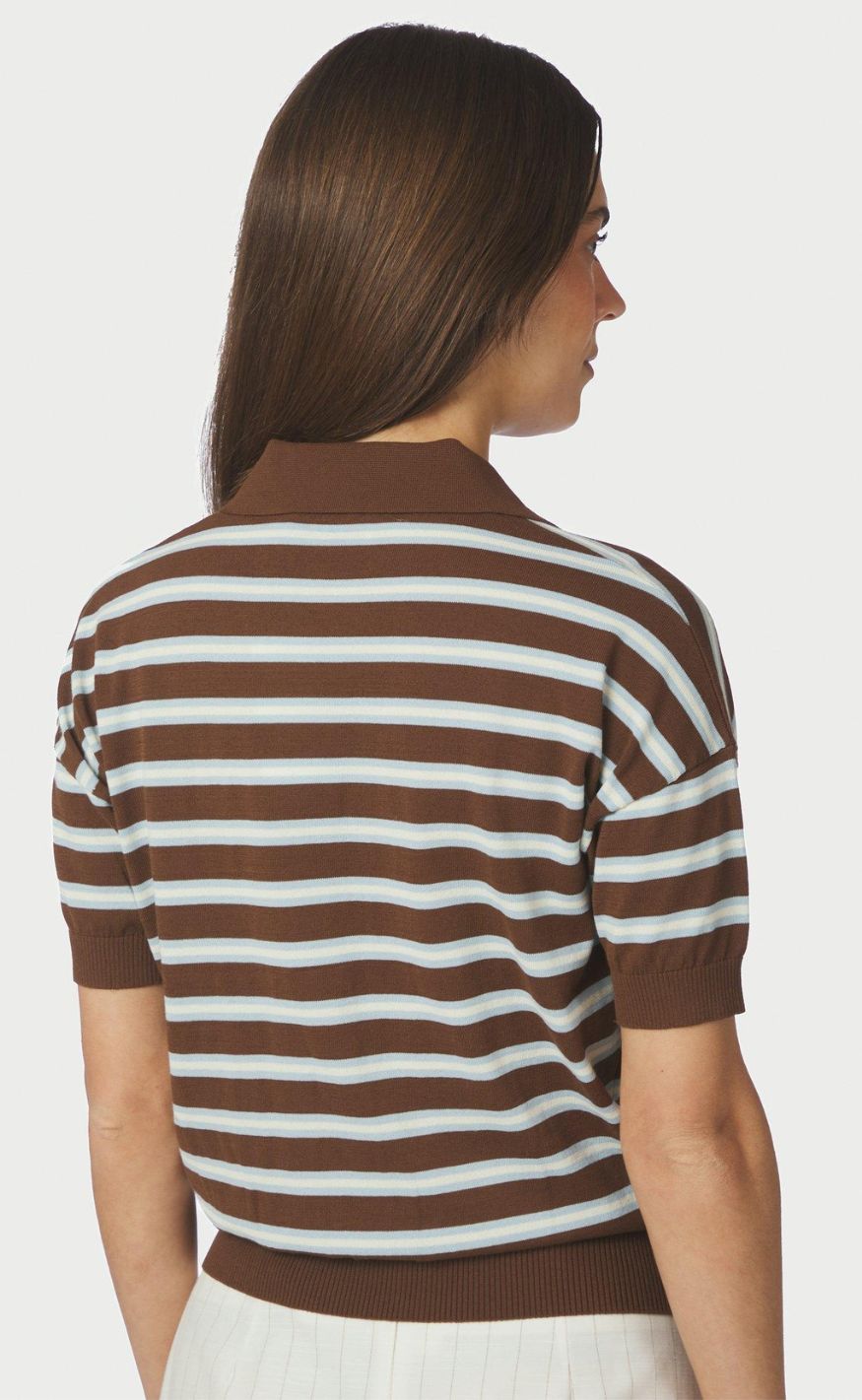 Neo Noir Bluse - Emira - Dark Brown