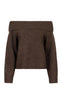 Neo Noir Bluse - Jane - Brown Melange