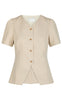 Neo Noir Bluse - Jules - Sand