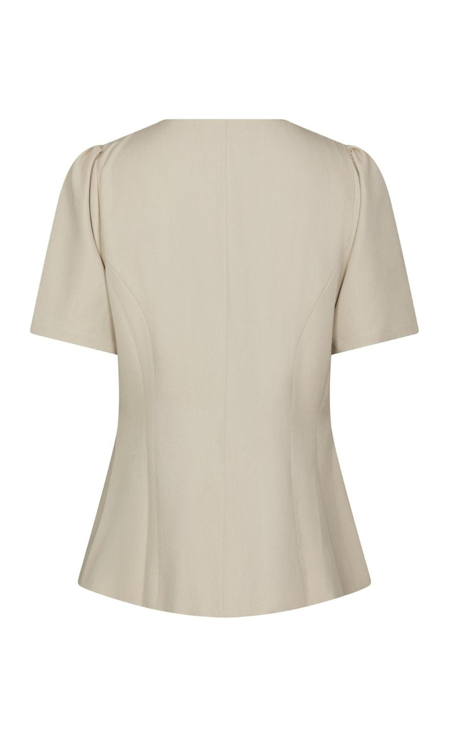 Neo Noir Bluse - Jules Structure - Creme