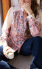 Neo Noir Bluse - Massima Paisley - Light Pink