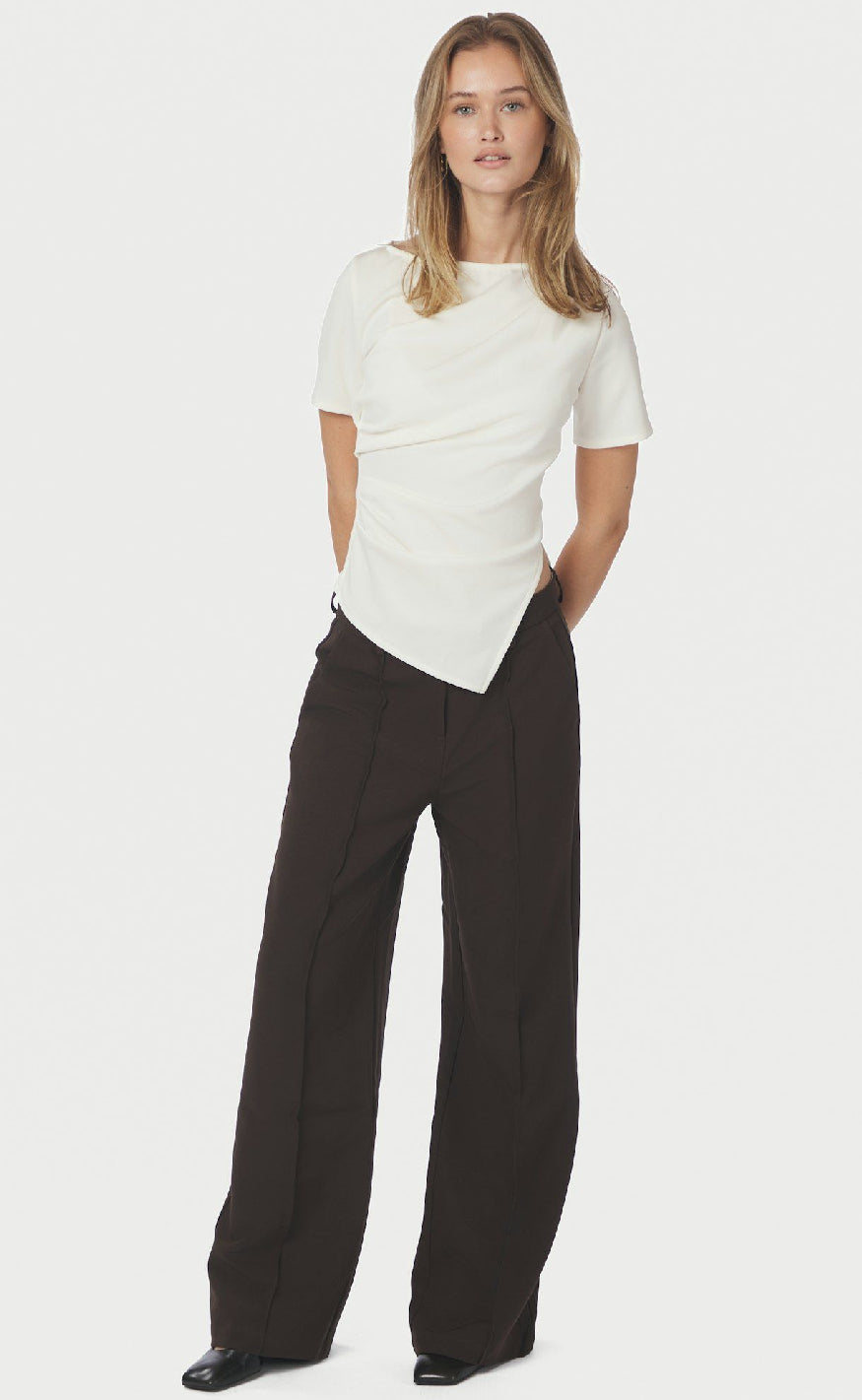 Neo Noir Bluse - Rasmine Soft - Off White