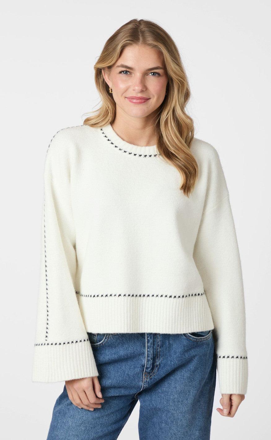 Neo Noir Bluse - Roeme - Off White