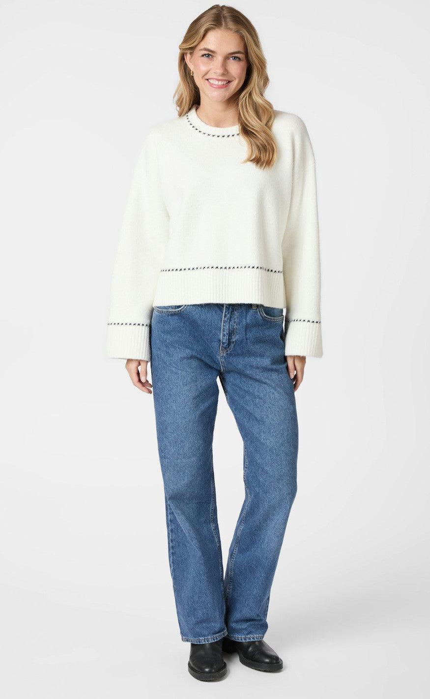 Neo Noir Bluse - Roeme - Off White