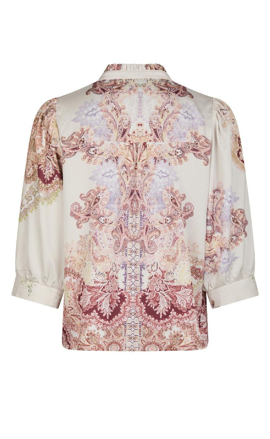 Neo Noir Bluse - Roselle Artist - Ivory