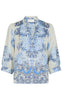 Neo Noir Bluse - Roselle Artist - Powder Blue